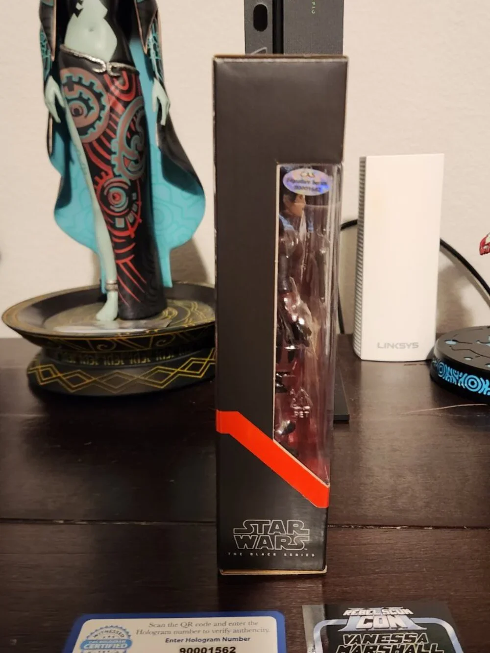 Star Wars Black Series Rook Kast SIGNED by VANESSA MARSHALL w/ CAS COA